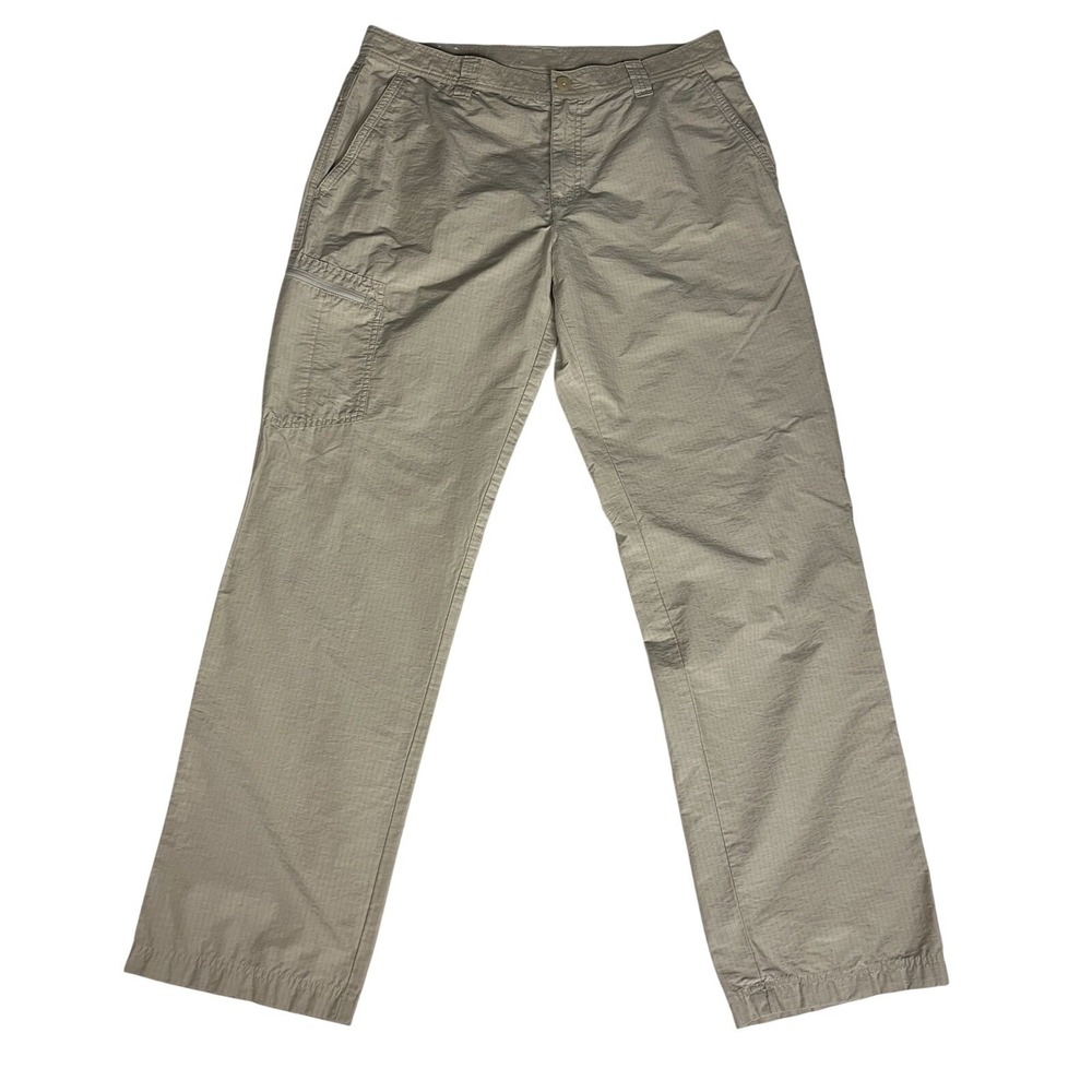 Columbia Cargo Pants Men's 36x32 Beige Cotton Nylon Hiking Outdoor Cotton Blend